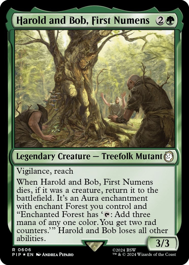 Image for Harold and Bob, First Numens (Surge Foil) (606) [Universes Beyond: Fallout] - Magic: The Gathering