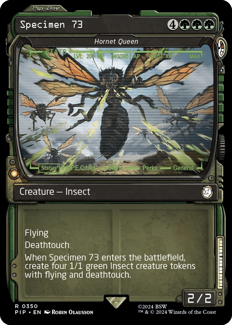 Image for Specimen 73 - Hornet Queen (Showcase) (350) [Universes Beyond: Fallout] - Magic: The Gathering