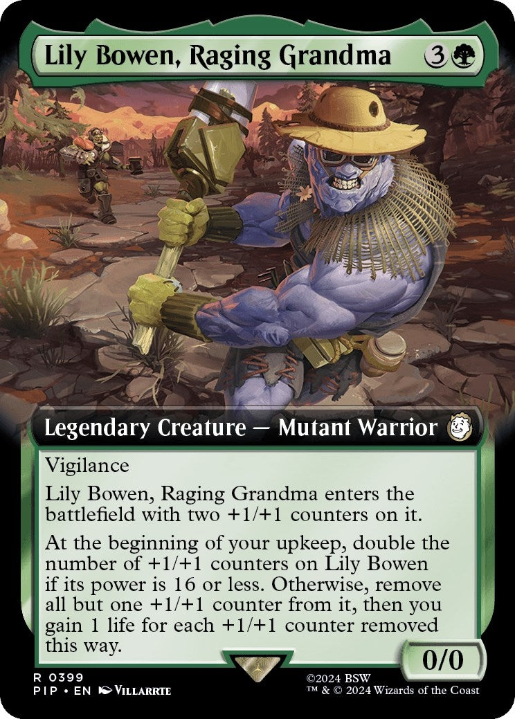 Image for Lily Bowen, Raging Grandma (Extended Art) (399) [Universes Beyond: Fallout] - Magic: The Gathering