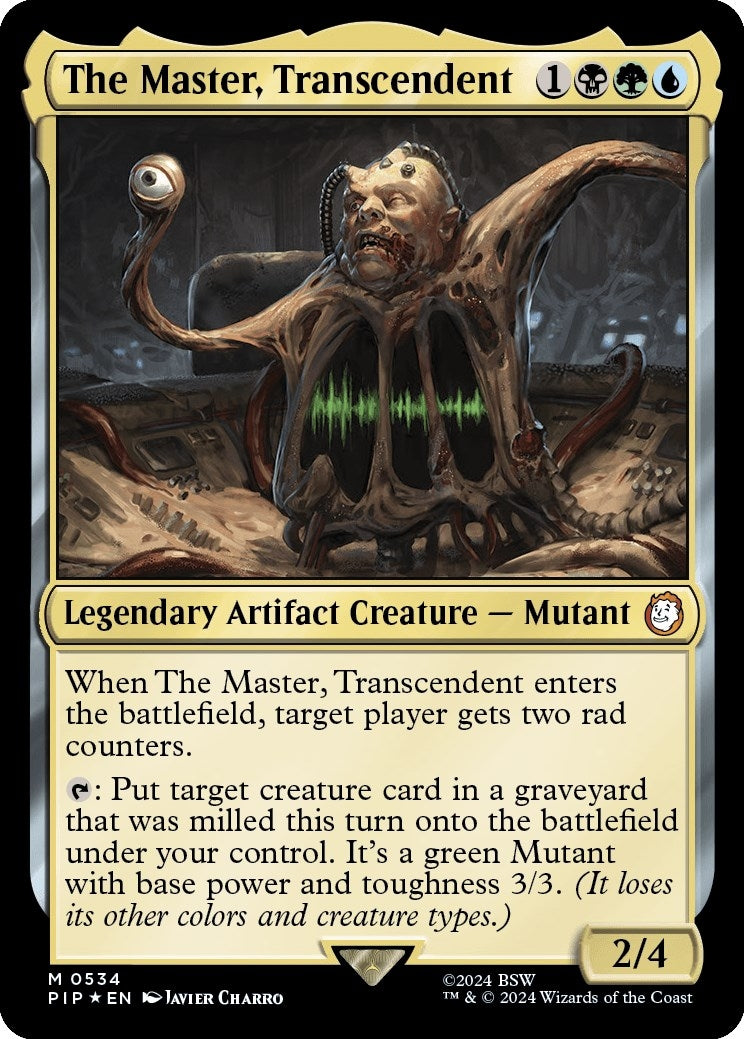 Image for The Master, Transcendent (Surge Foil) (534) [Universes Beyond: Fallout] - Magic: The Gathering
