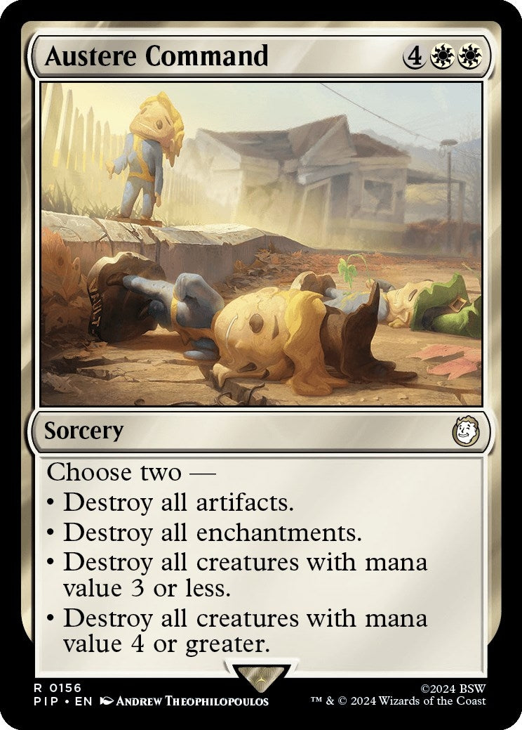 Image for Austere Command (156) [Universes Beyond: Fallout] - Magic: The Gathering