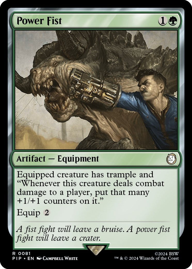 Image for Power Fist (81) [Universes Beyond: Fallout] - Magic: The Gathering