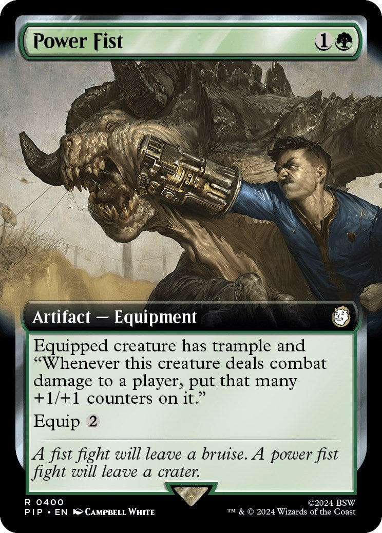 Image for Power Fist (Extended Art) (400) [Universes Beyond: Fallout] - Magic: The Gathering