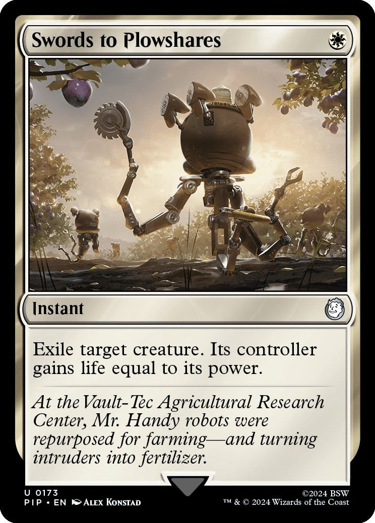 Image for Swords to Plowshares (173) [Universes Beyond: Fallout] - Magic: The Gathering