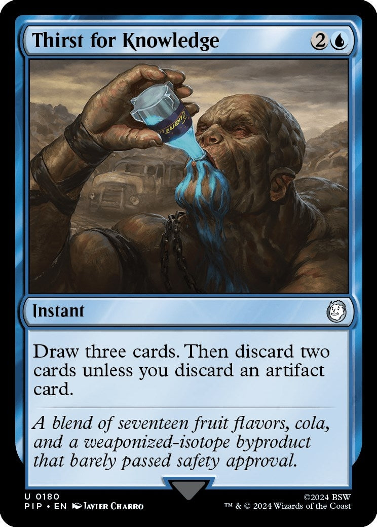 Image for Thirst for Knowledge (180) [Universes Beyond: Fallout] - Magic: The Gathering