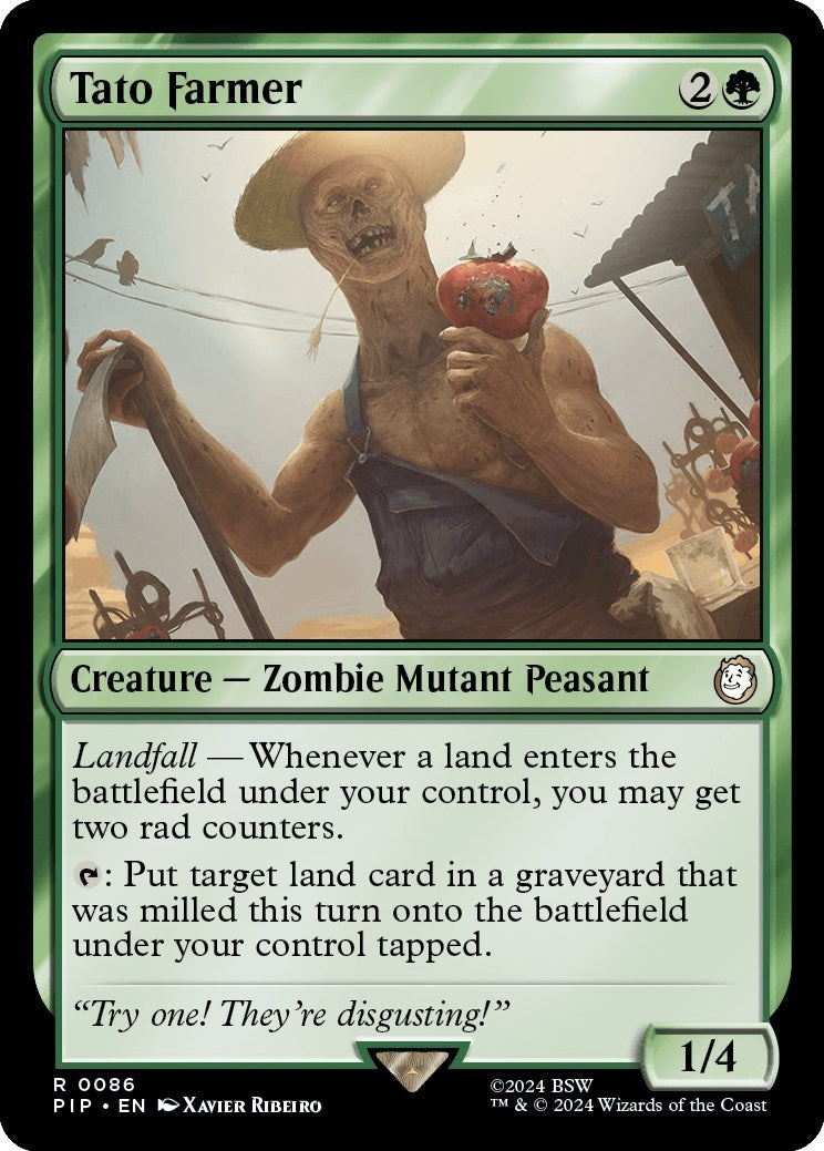 Image for Tato Farmer (86) [Universes Beyond: Fallout] - Magic: The Gathering