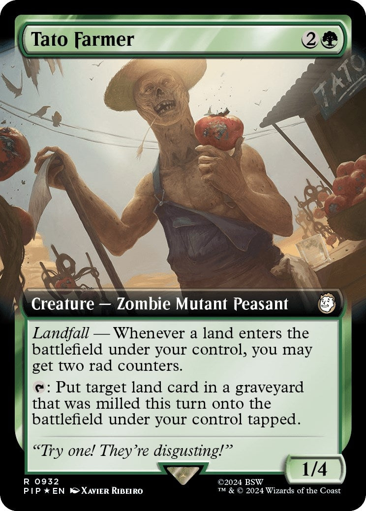 Image for Tato Farmer (Extended Art) (Surge Foil) (932) [Universes Beyond: Fallout] - Magic: The Gathering