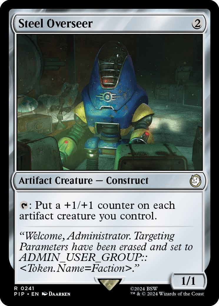 Image for Steel Overseer (241) [Universes Beyond: Fallout] - Magic: The Gathering