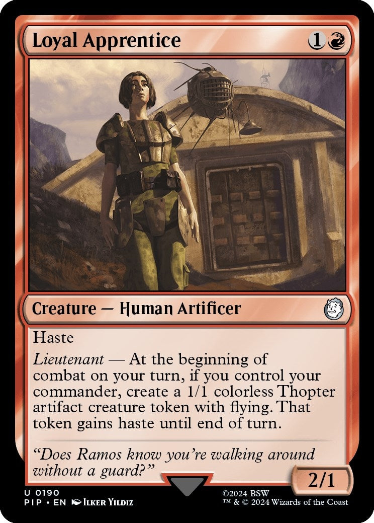 Image for Loyal Apprentice (190) [Universes Beyond: Fallout] - Magic: The Gathering