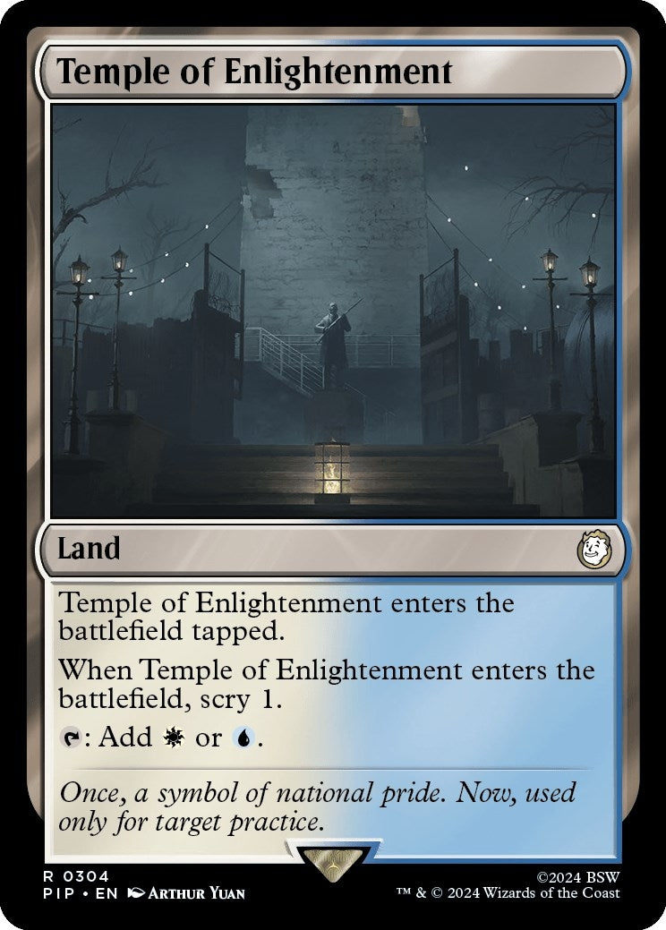 Image for Temple of Enlightenment (304) [Universes Beyond: Fallout] - Magic: The Gathering