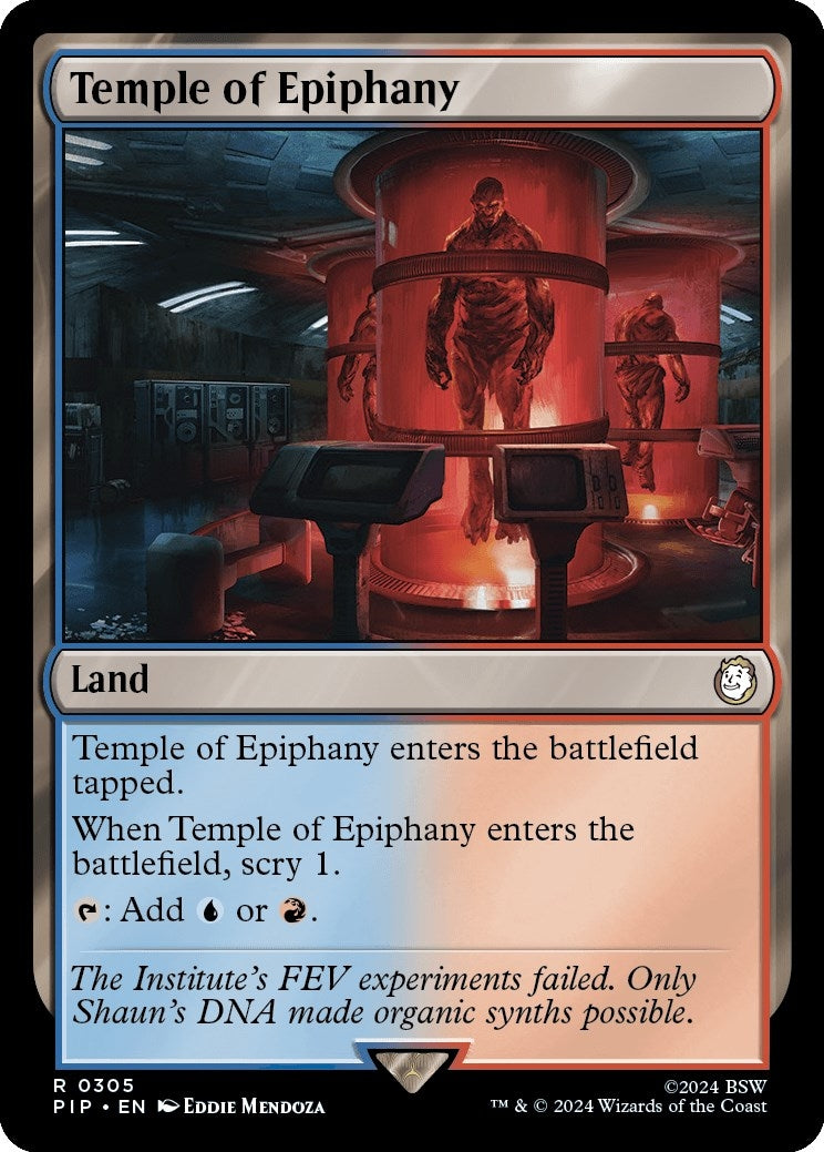 Image for Temple of Epiphany (305) [Universes Beyond: Fallout] - Magic: The Gathering