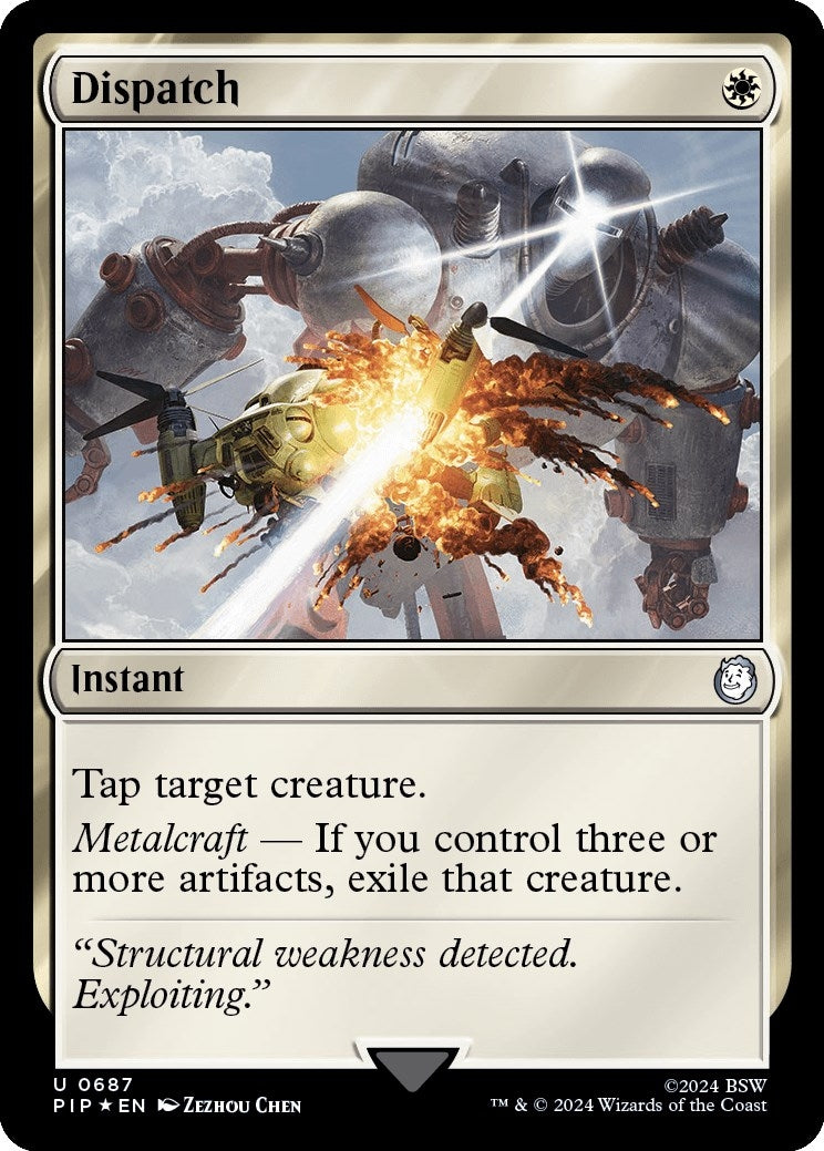 Image for Dispatch (Surge Foil) (687) [Universes Beyond: Fallout] - Magic: The Gathering