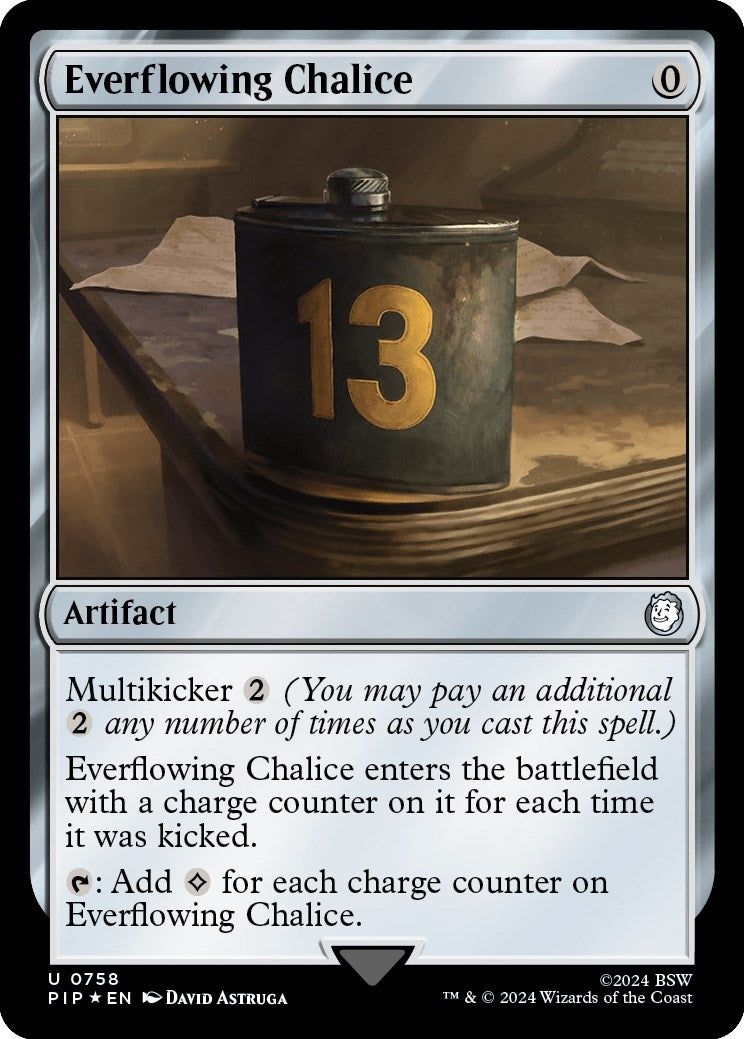 Image for Everflowing Chalice (Surge Foil) (758) [Universes Beyond: Fallout] - Magic: The Gathering