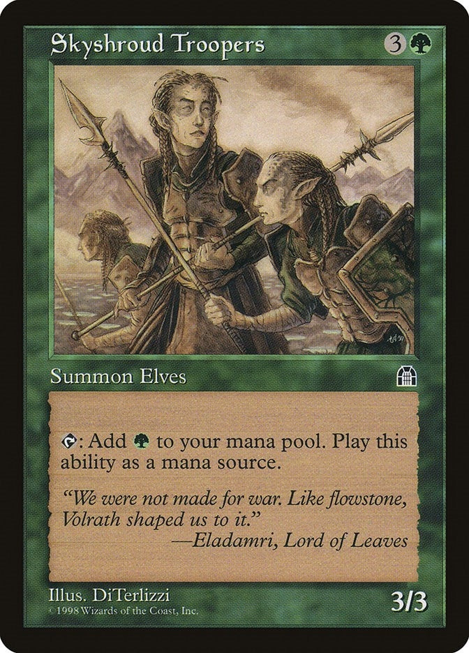 Image for Skyshroud Troopers [Stronghold] - Magic: The Gathering