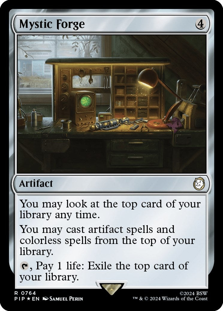 Image for Mystic Forge (Surge Foil) (764) [Universes Beyond: Fallout] - Magic: The Gathering