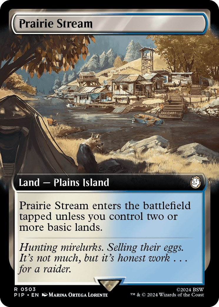 Image for Prairie Stream (Extended Art) (503) [Universes Beyond: Fallout] - Magic: The Gathering