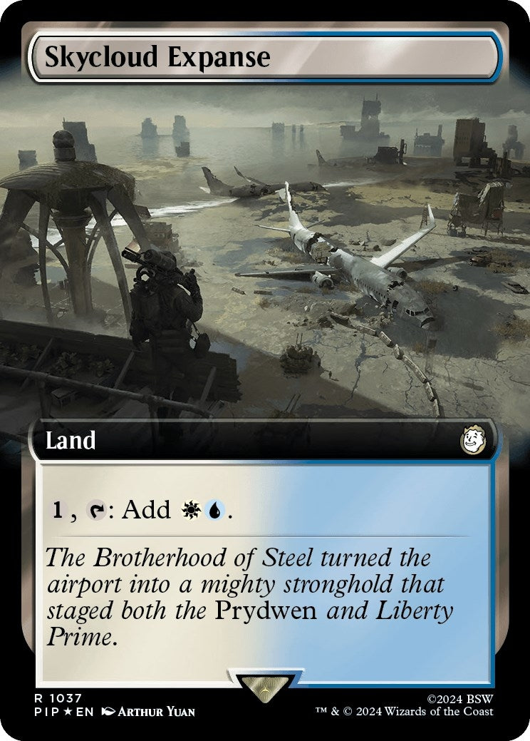 Image for Skycloud Expanse (Extended Art) (Surge Foil) (1037) [Universes Beyond: Fallout] - Magic: The Gathering