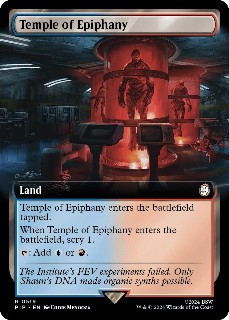 Image for Temple of Epiphany (Extended Art) (519) [Universes Beyond: Fallout] - Magic: The Gathering