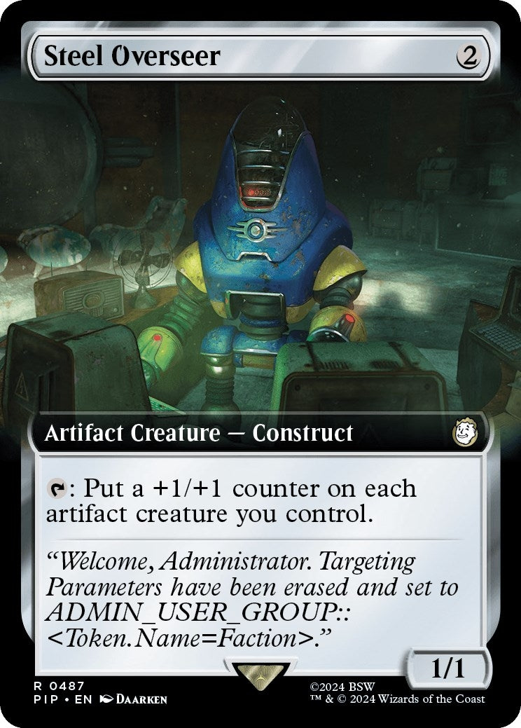 Image for Steel Overseer (Extended Art) (487) [Universes Beyond: Fallout] - Magic: The Gathering