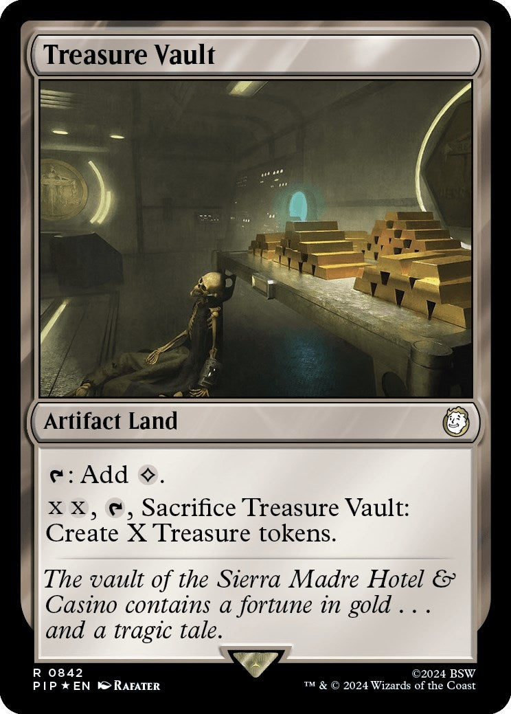 Image for Treasure Vault (Surge Foil) (842) [Universes Beyond: Fallout] - Magic: The Gathering
