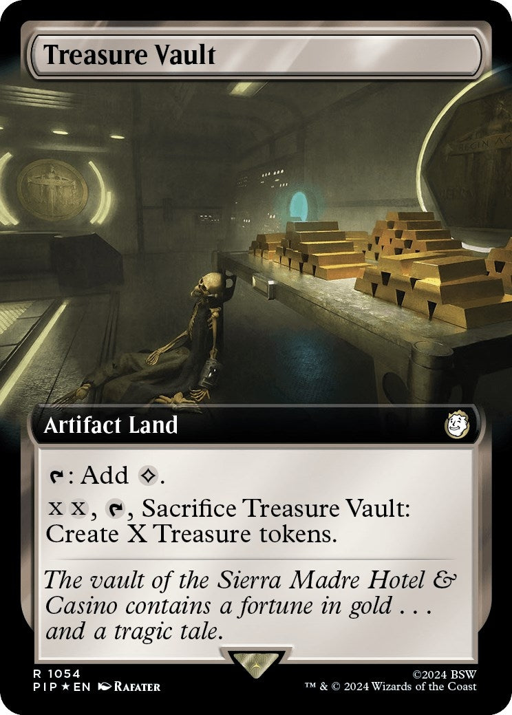 Image for Treasure Vault (Extended Art) (Surge Foil) (1054) [Universes Beyond: Fallout] - Magic: The Gathering
