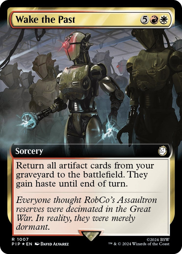 Image for Wake the Past (Extended Art) (Surge Foil) (1007) [Universes Beyond: Fallout] - Magic: The Gathering