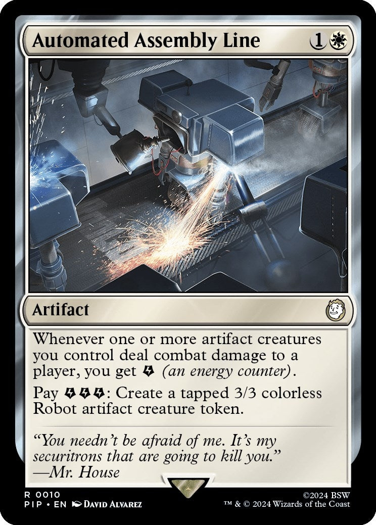 Image for Automated Assembly Line (10) [Universes Beyond: Fallout] - Magic: The Gathering