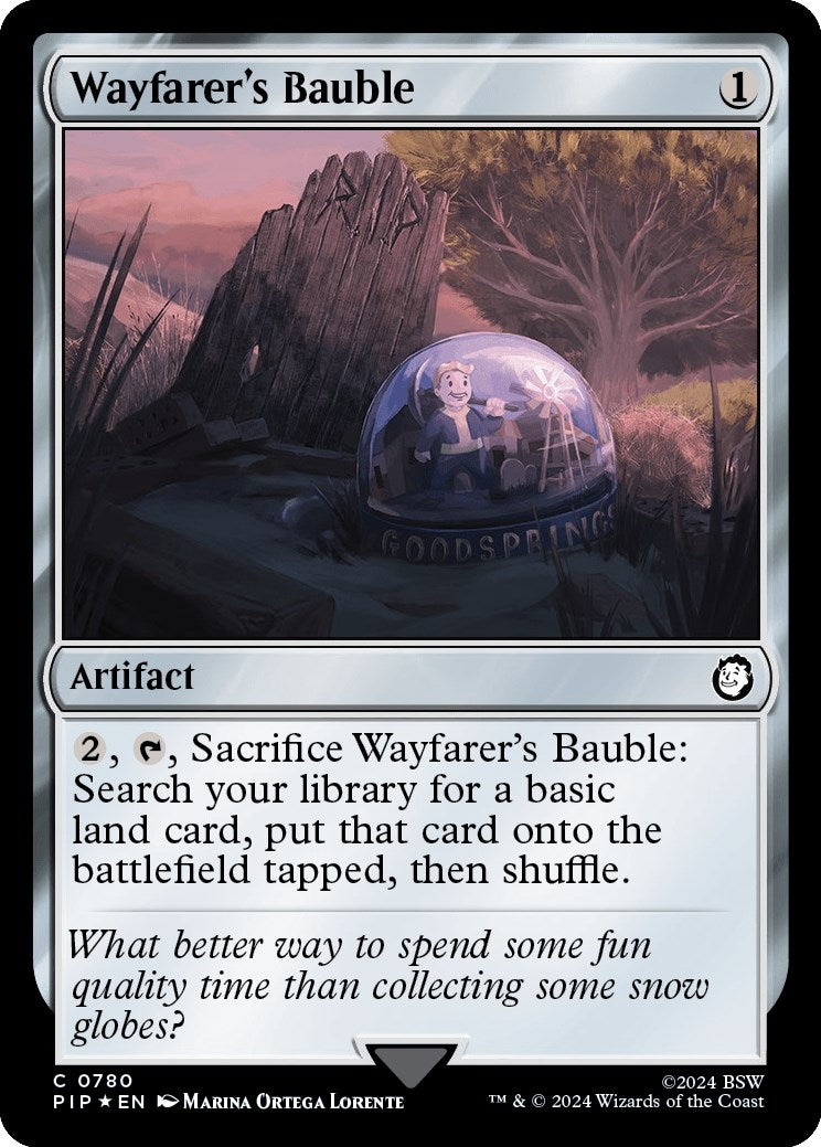 Image for Wayfarer's Bauble (Surge Foil) (780) [Universes Beyond: Fallout] - Magic: The Gathering