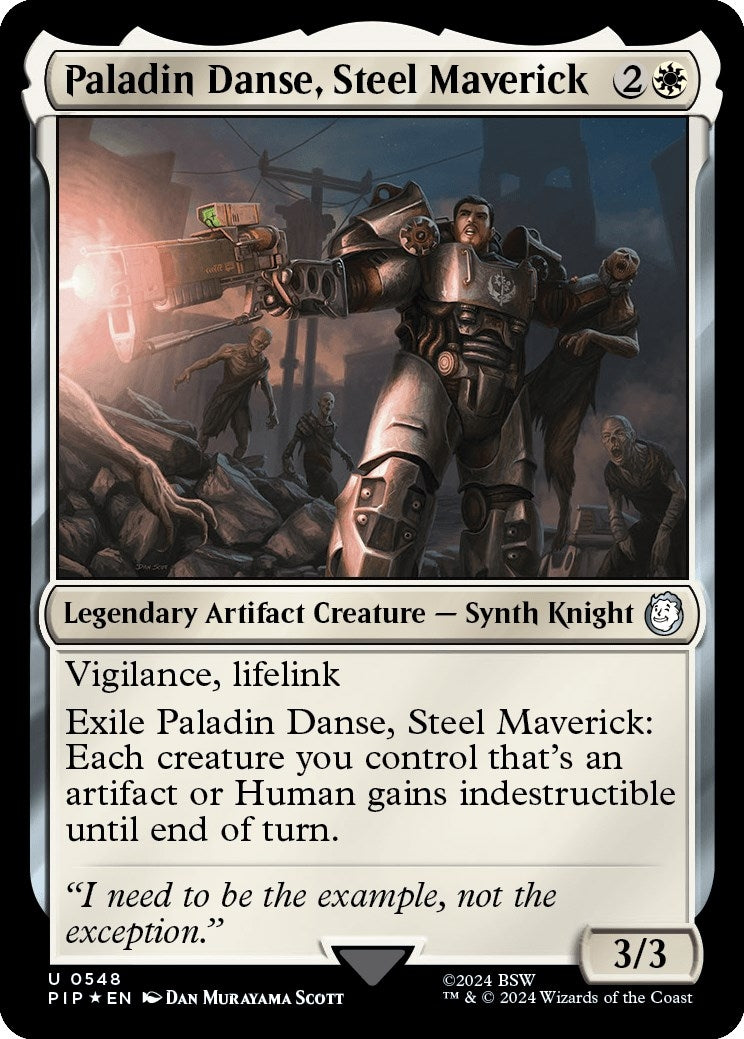 Paladin Danse, Steel Maverick (Surge Foil) (548) [Universes Beyond: Fallout]