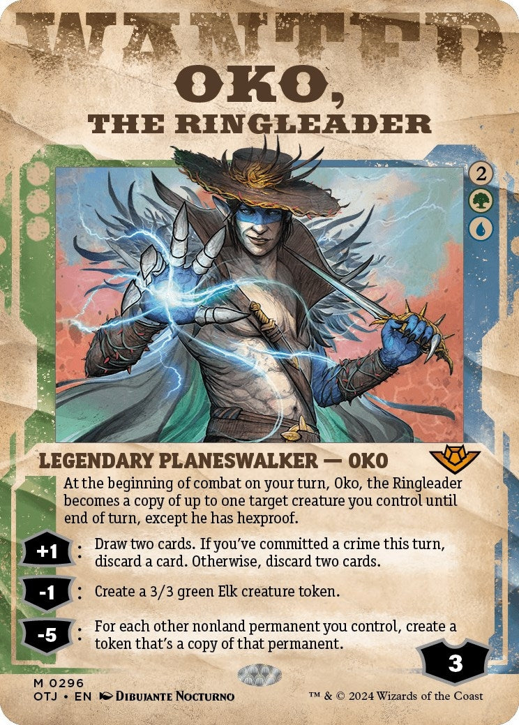 Image for Oko, the Ringleader (Showcase) (296) [Outlaws of Thunder Junction] - Magic: The Gathering