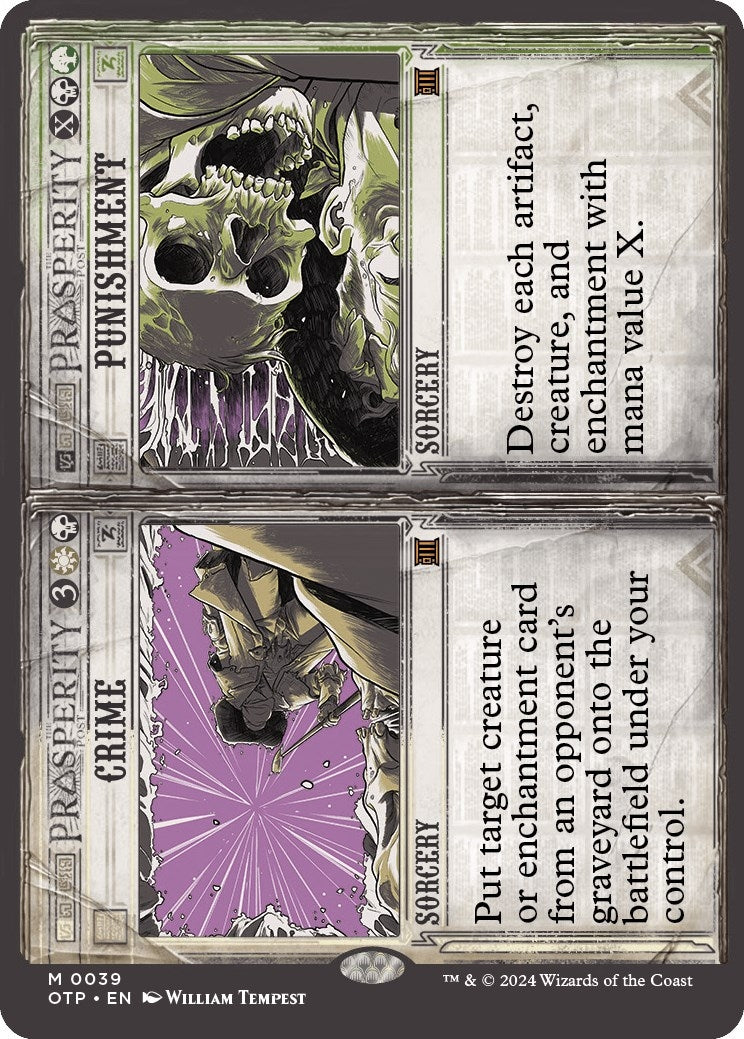 Image for Crime // Punishment (39) [Outlaws of Thunder Junction: Breaking News] - Magic: The Gathering