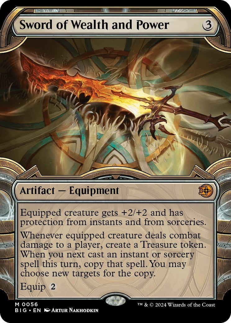 Image for Sword of Wealth and Power (Showcase) (56) [Outlaws of Thunder Junction: The Big Score] - Magic: The Gathering