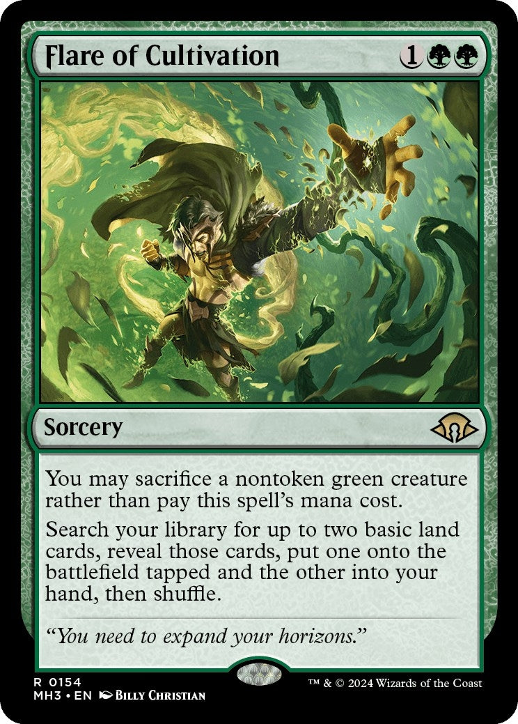 Image for Flare of Cultivation (154) [Modern Horizons 3] - Magic: The Gathering