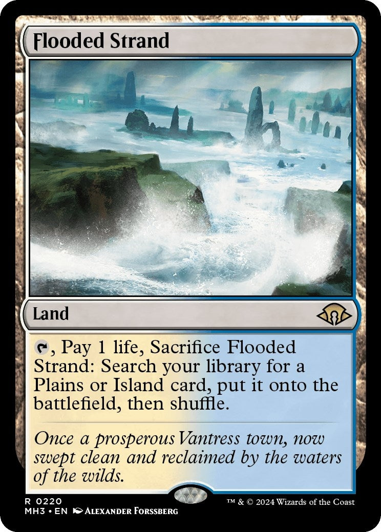 Image for Flooded Strand (220) [Modern Horizons 3] - Magic: The Gathering