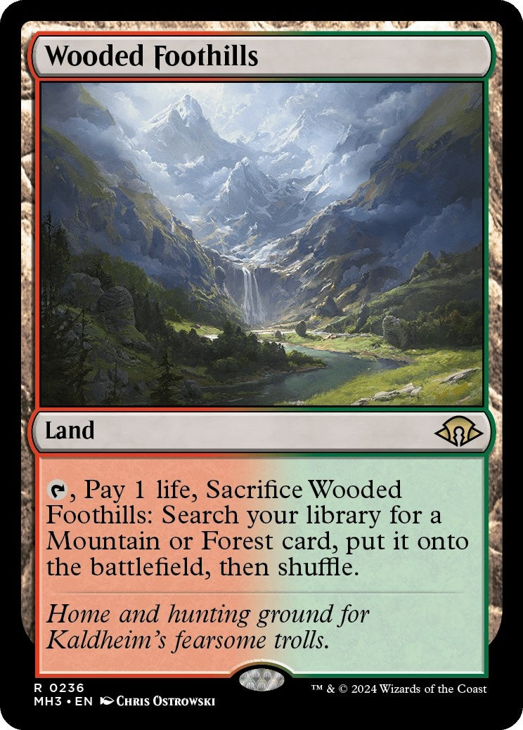 Image for Wooded Foothills (236) [Modern Horizons 3] - Magic: The Gathering
