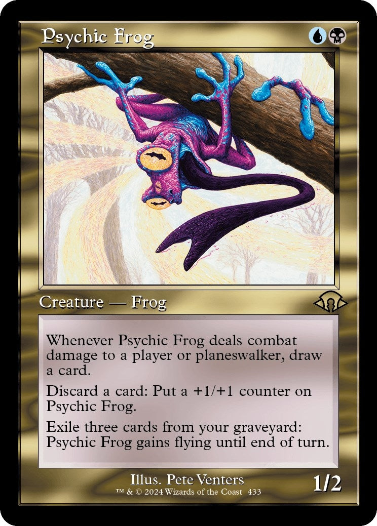 Image for Psychic Frog (Retro Frame) (433) [Modern Horizons 3] - Magic: The Gathering