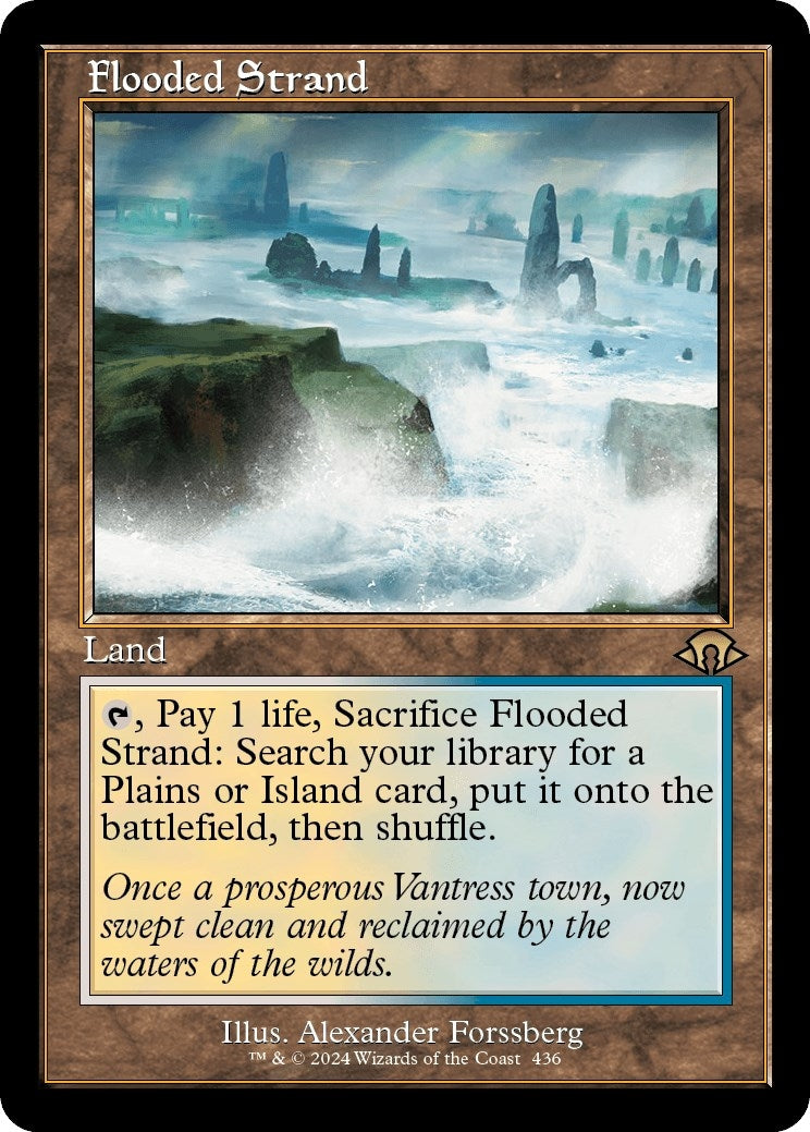 Image for Flooded Strand (Retro Frame) (436) [Modern Horizons 3] - Magic: The Gathering