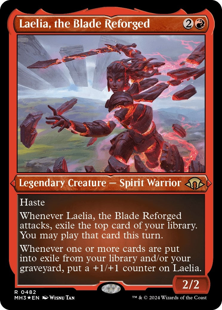 Image for Laelia, the Blade Reforged (Foil Etched) (482) [Modern Horizons 3] - Magic: The Gathering