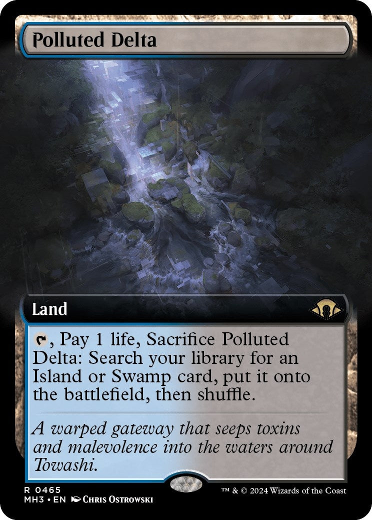 Image for Polluted Delta (Extended Art) (465) [Modern Horizons 3] - Magic: The Gathering