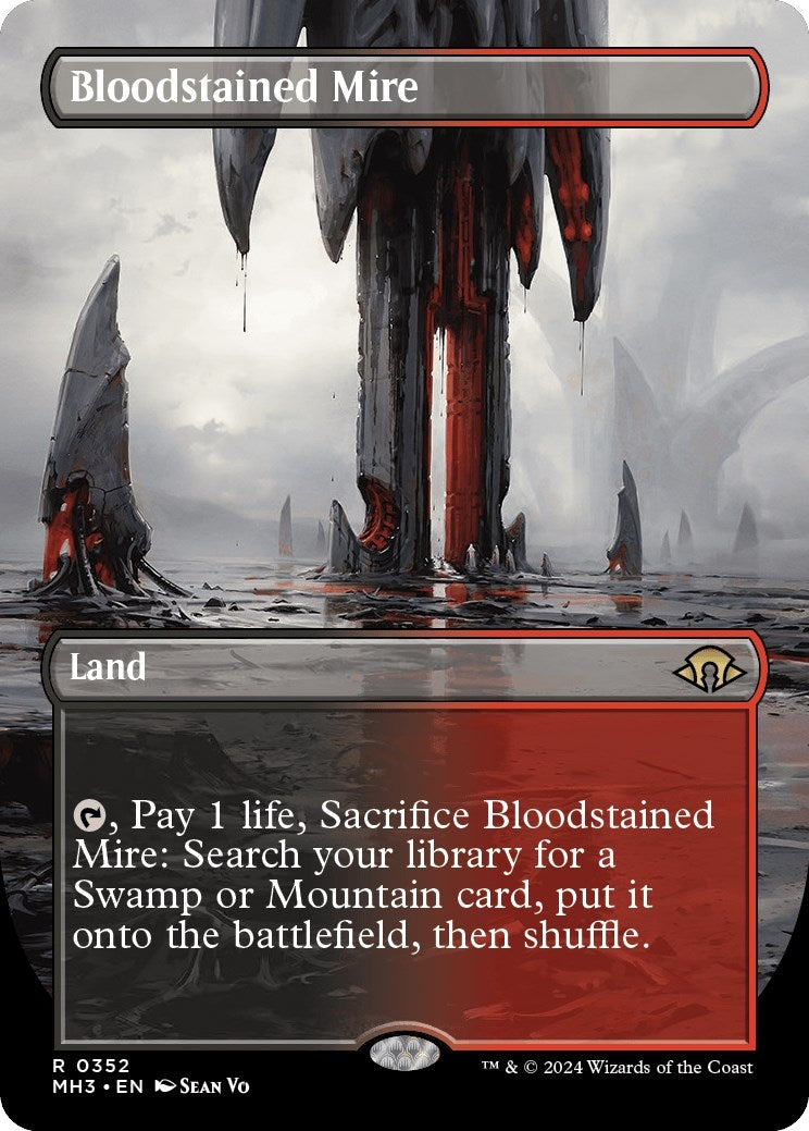 Image for Bloodstained Mire (Borderless) (352) [Modern Horizons 3] - Magic: The Gathering