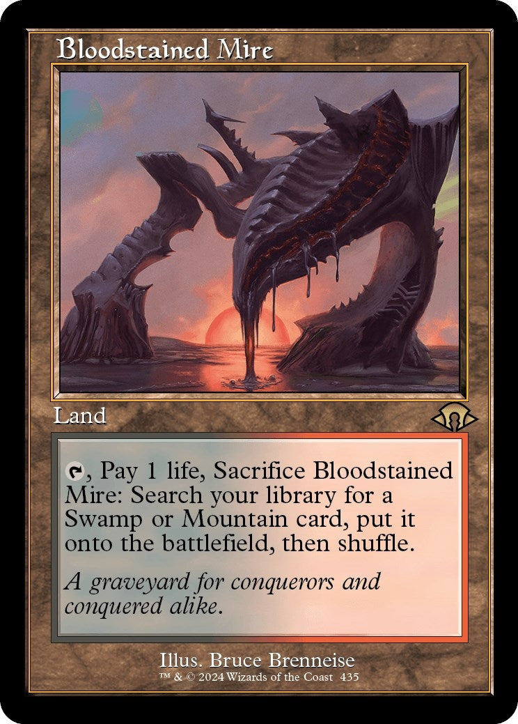 Image for Bloodstained Mire (Retro Frame) (435) [Modern Horizons 3] - Magic: The Gathering