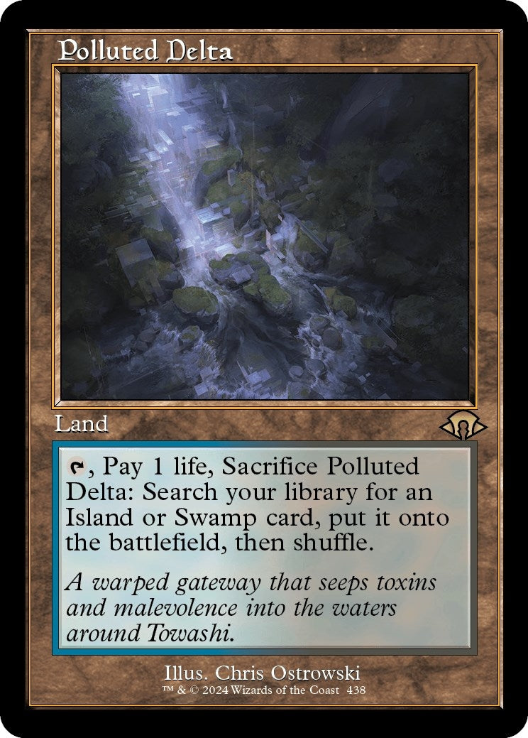 Image for Polluted Delta (Retro Frame) (438) [Modern Horizons 3] - Magic: The Gathering