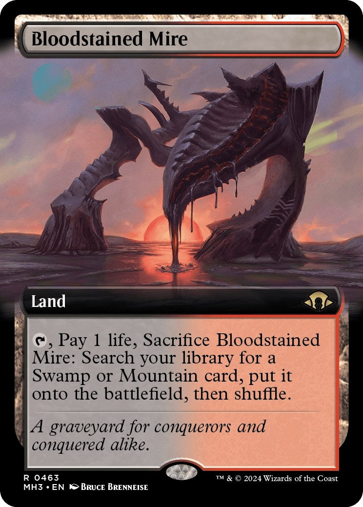 Image for Bloodstained Mire (Extended Art) (463) [Modern Horizons 3] - Magic: The Gathering
