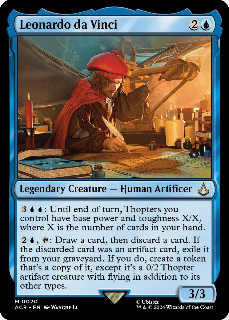 Image for Leonardo da Vinci (20) [Universes Beyond: Assassin's Creed] - Magic: The Gathering