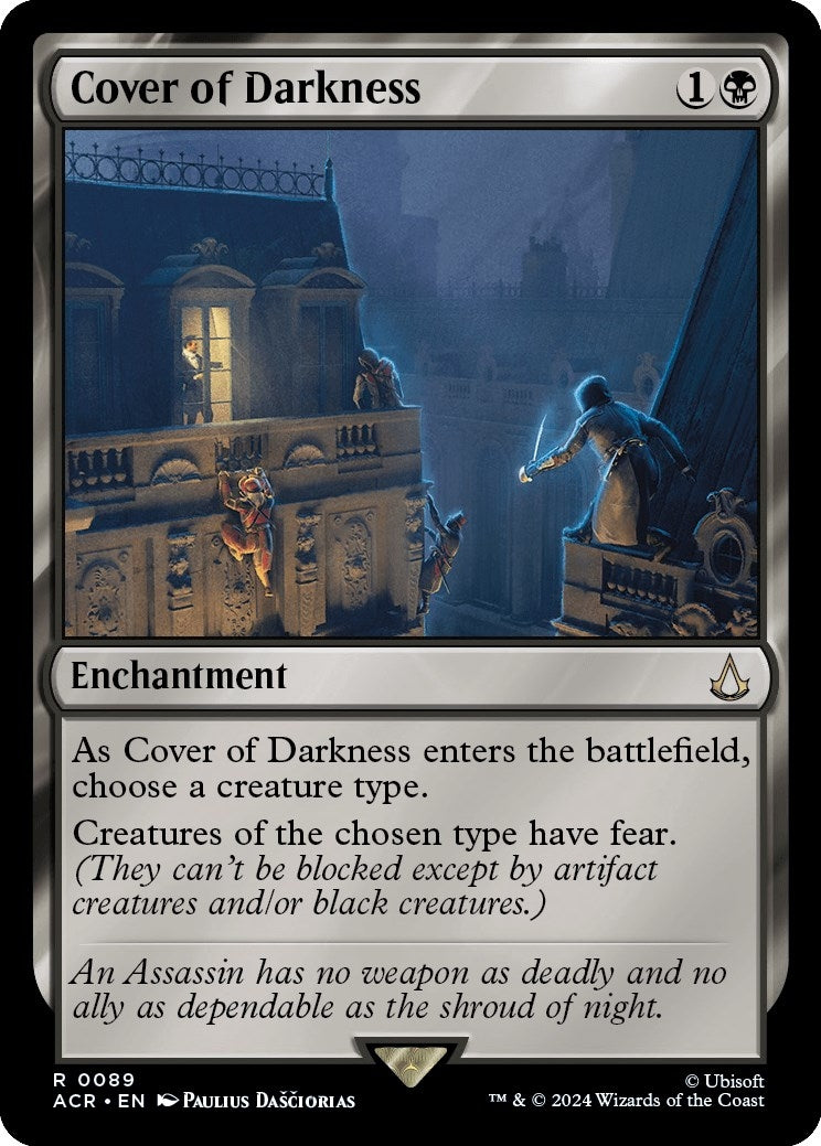 Image for Cover of Darkness (89) [Universes Beyond: Assassin's Creed] - Magic: The Gathering