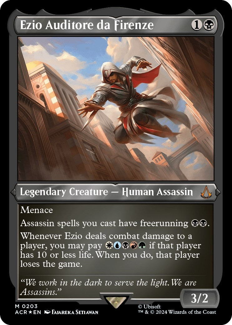 Image for Ezio Auditore da Firenze (Foil Etched) (203) [Universes Beyond: Assassin's Creed] - Magic: The Gathering