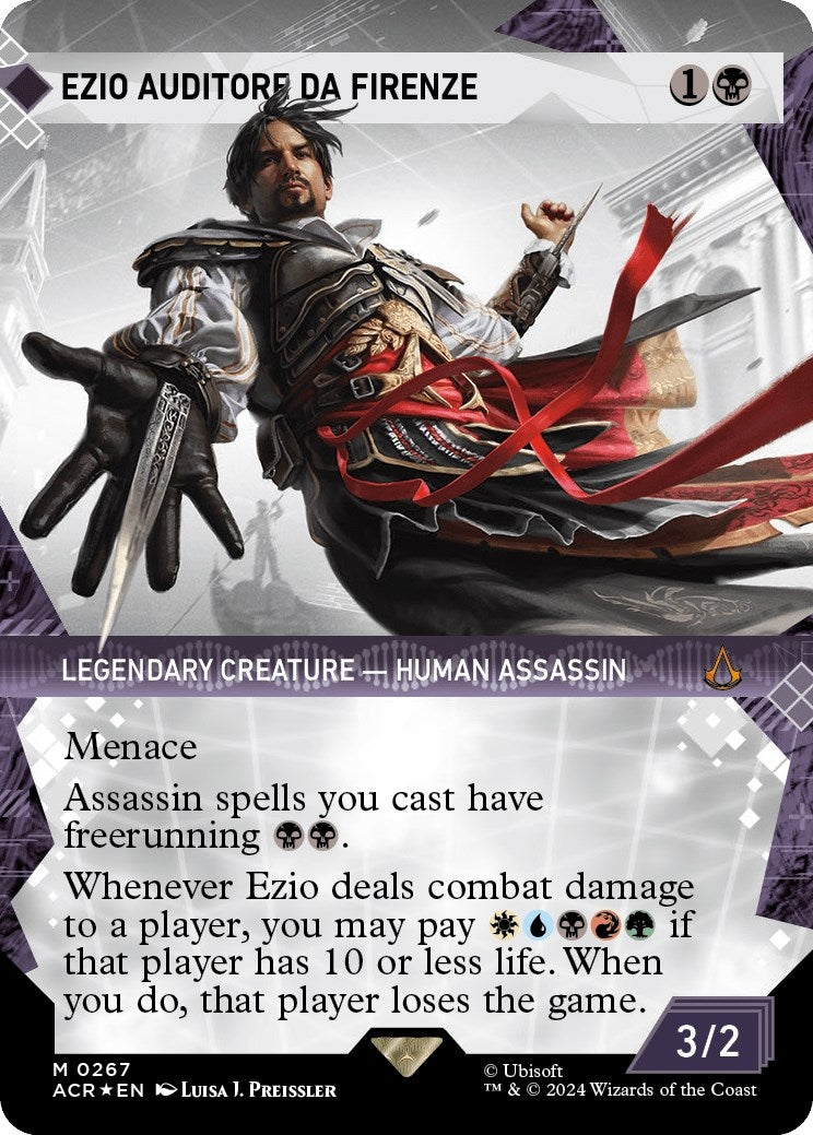 Image for Ezio Auditore da Firenze (Showcase) (Textured Foil) (267) [Universes Beyond: Assassin's Creed] - Magic: The Gathering