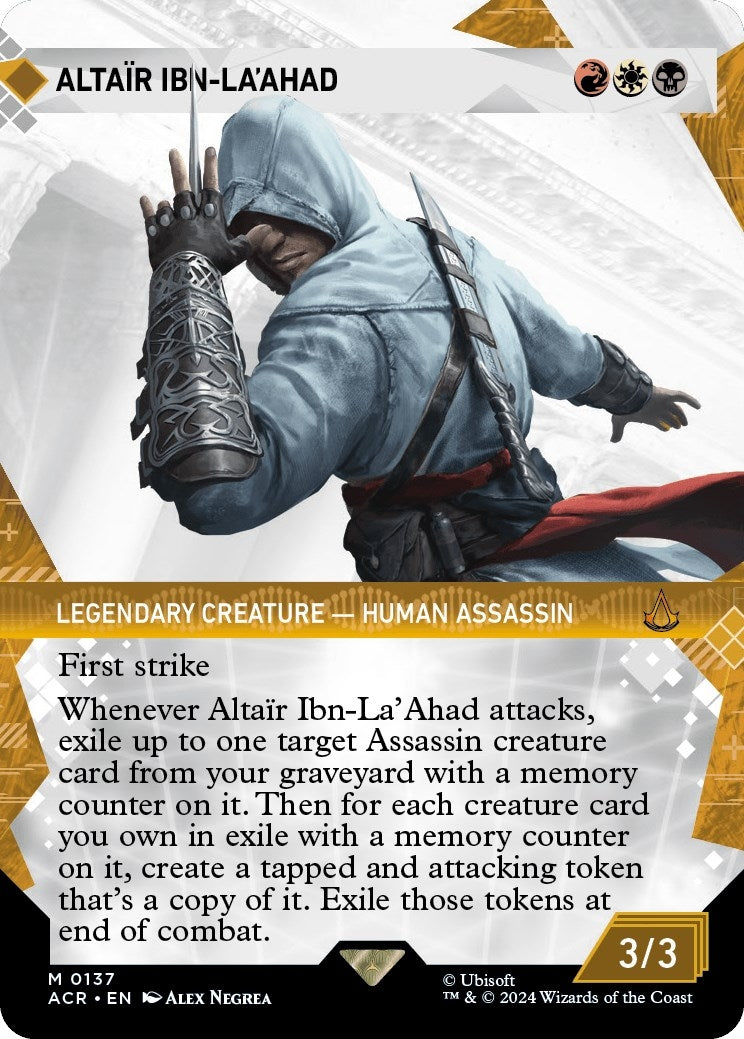 Image for Altair Ibn-La'Ahad (Showcase) (137) [Universes Beyond: Assassin's Creed] - Magic: The Gathering