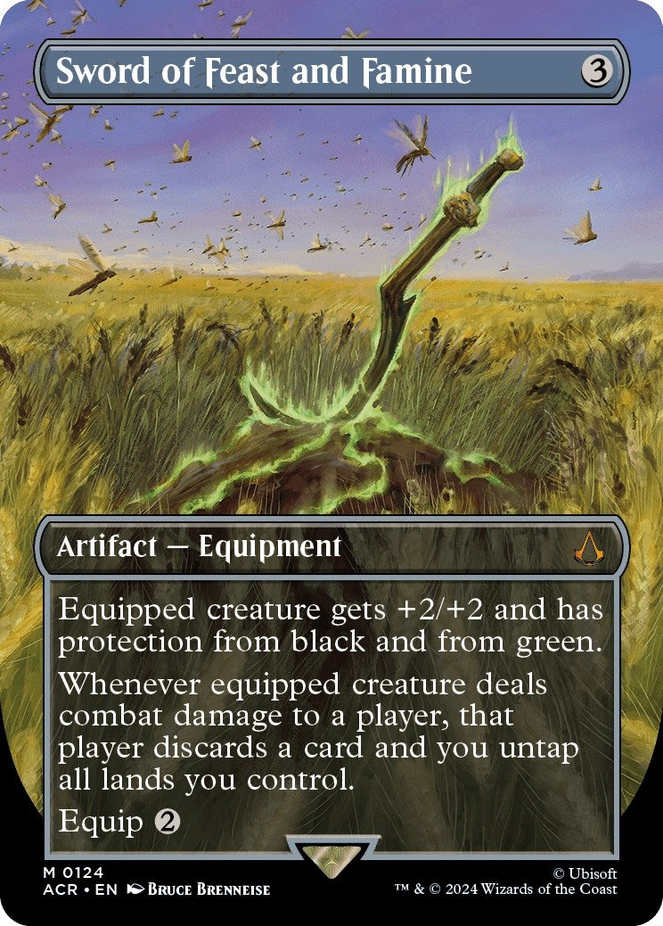 Image for Sword of Feast and Famine (Borderless) (124) [Universes Beyond: Assassin's Creed] - Magic: The Gathering