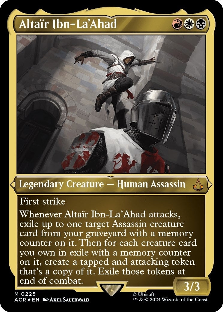 Image for Altair Ibn-La'Ahad (Foil Etched) (225) [Universes Beyond: Assassin's Creed] - Magic: The Gathering